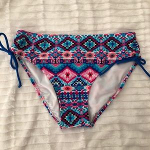 Beach Diva GeometricPrint Bikini Bottom
